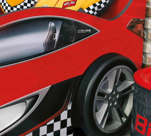 Кровать машина RACECUP , красный (90x190 cm) Cilek