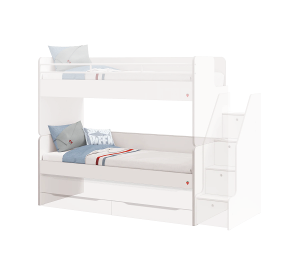 Кровать-диван Studio White (90x200) Cilek