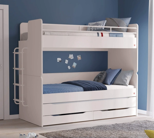 Кровать верхняя Studio White (90x200) Cilek