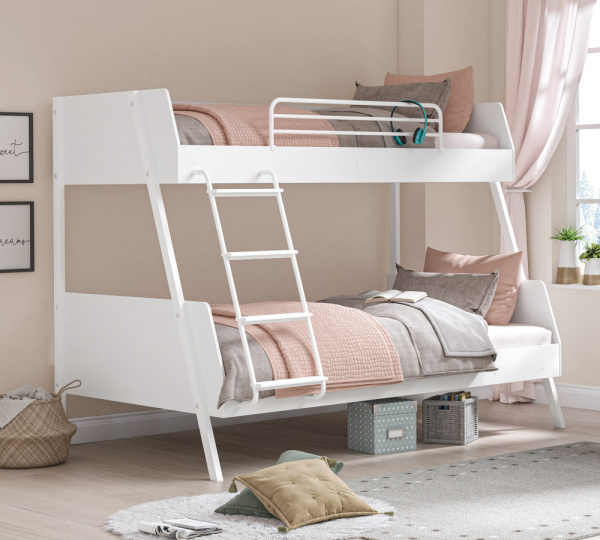 Кровать двухъярусная White 90х200, 120х200 Cilek