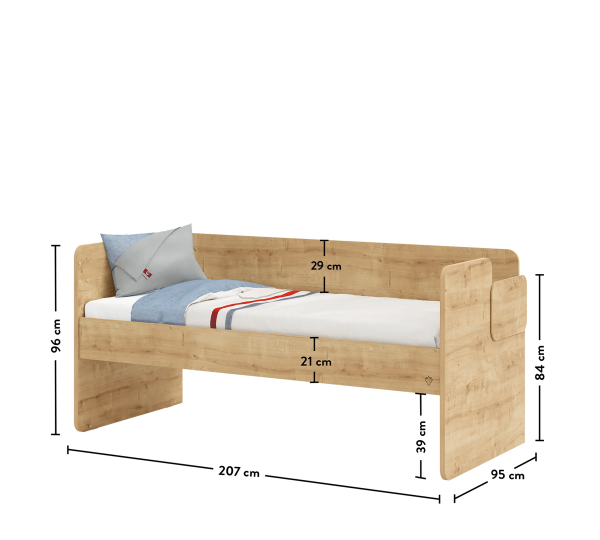 Кровать верхняя Studio Mocha (90х200см) Cilek