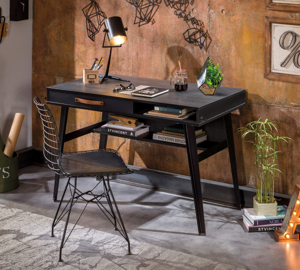 Письменный стол Line Dark Metal Cilek