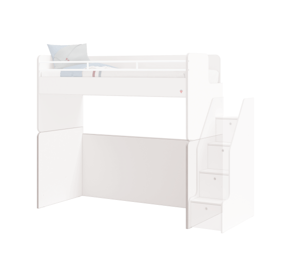 Нижний корпус двухъярусной кровати Studio White Cilek
