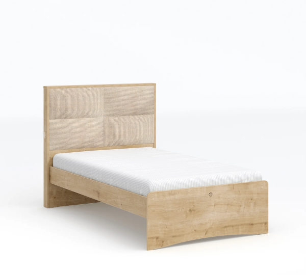 Кровать с мягким изголовьем Mocha  120x200 Cilek