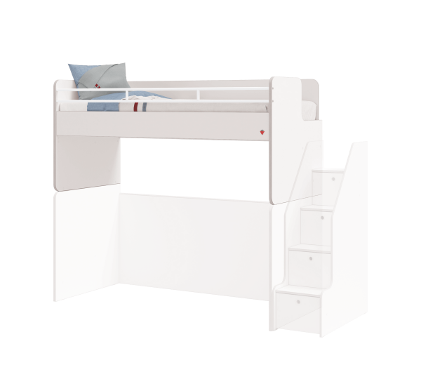 Кровать верхняя Studio White (90x200) Cilek