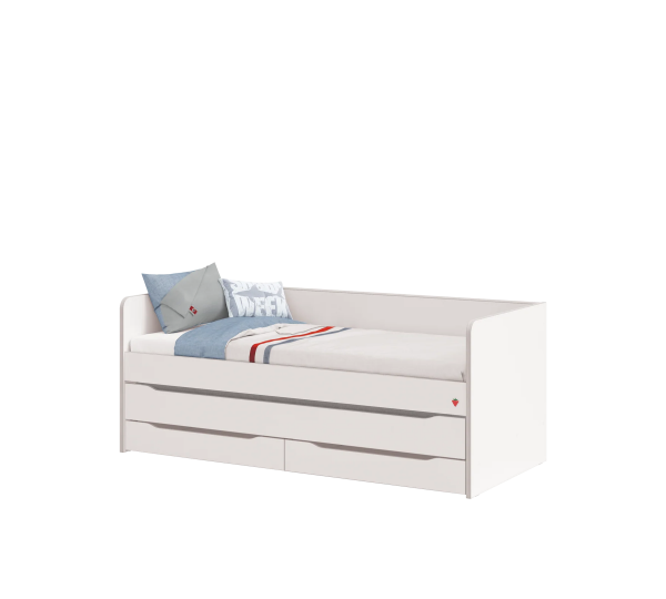 Кровать выдвижная с ящиками Studio White Cilek